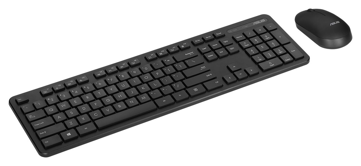 CW100 Universal Tastatur RF kabellos + USB 2.4 GHz  (Schwarz) 