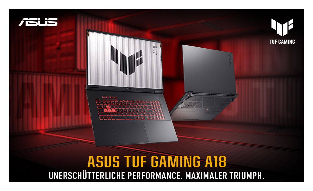 TUF Gaming FA808UM-S8011W WUXGA Notebook 45,7 cm (18 Zoll) 1920 x 1200 Pixel 1 TB SSD Windows 11 Home AMD Ryzen 7 max. 5,1 GHz  (Schwarz, Grau) 