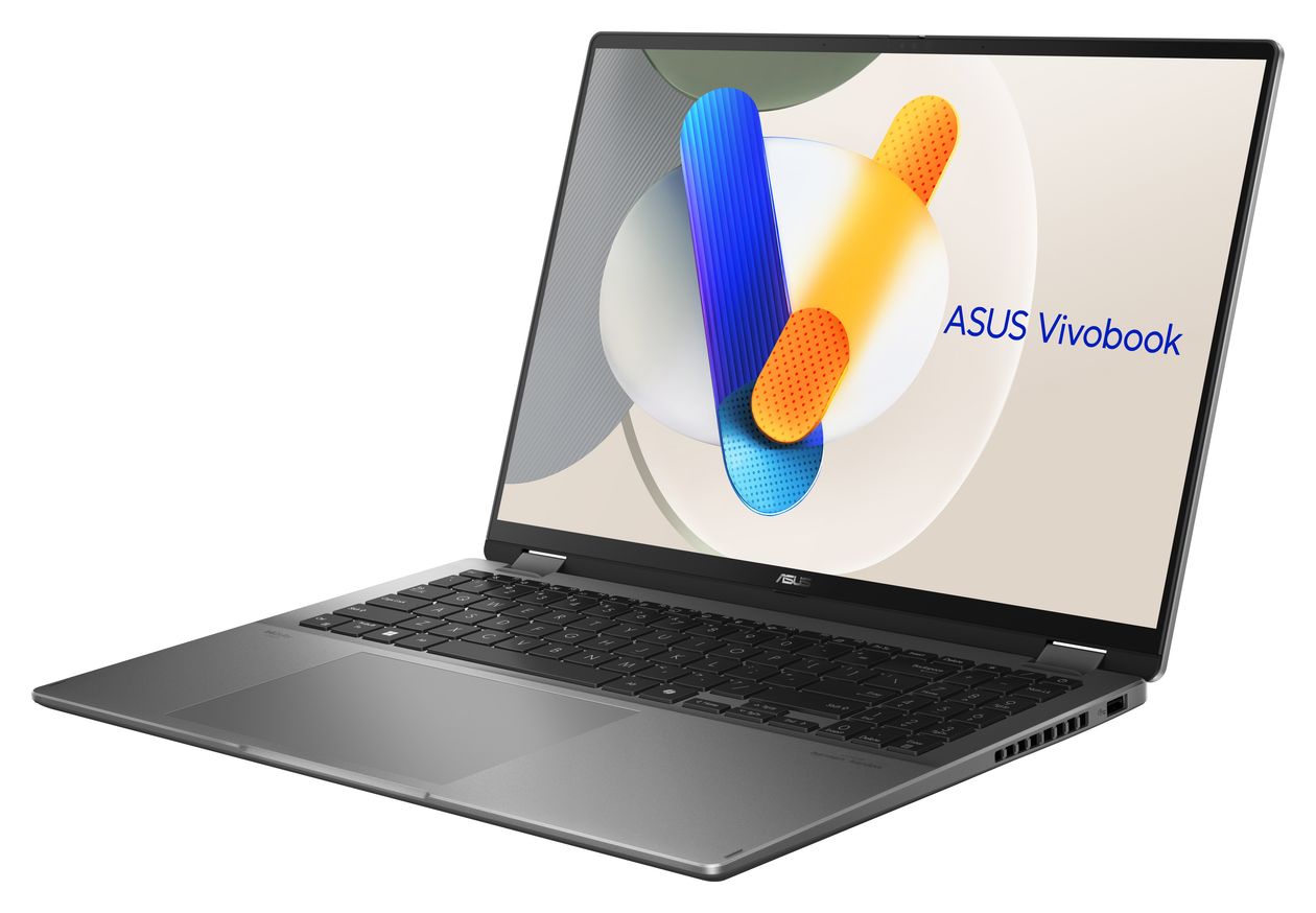 Vivobook Flip TP3607SA-SI716W Copilot+ PC WUXGA Notebook 40,6 cm (16 Zoll) 1920 x 1200 Pixel 512 GB SSD Windows 11 Home Intel Core Ultra 7 max. 4,8 GHz  (Grau) 