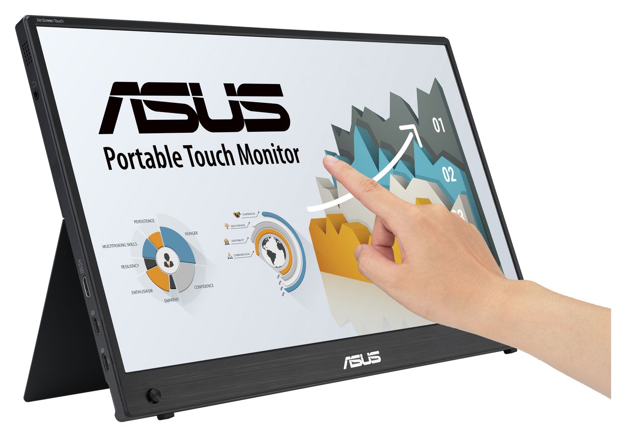 ZenScreen Touch MB16AHT Full HD Monitor 39,6 cm (15.6 Zoll) 16:9 5 ms 250 cd/m²  (Schwarz) 