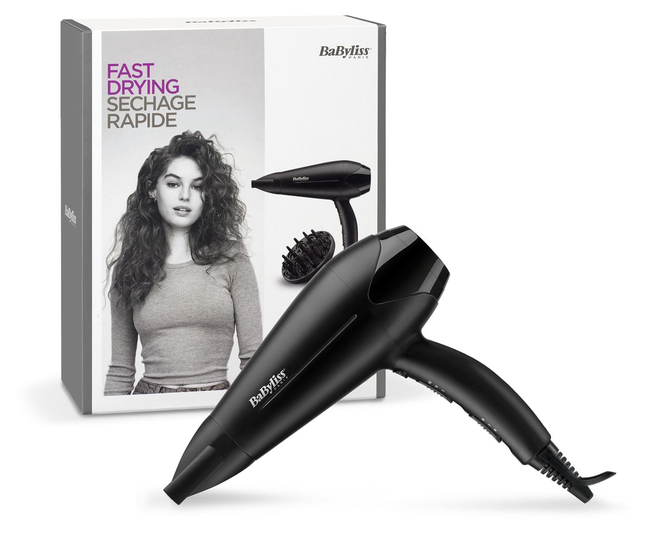 D563DE Power Dry Haartrockner 2100 W  (Schwarz) 