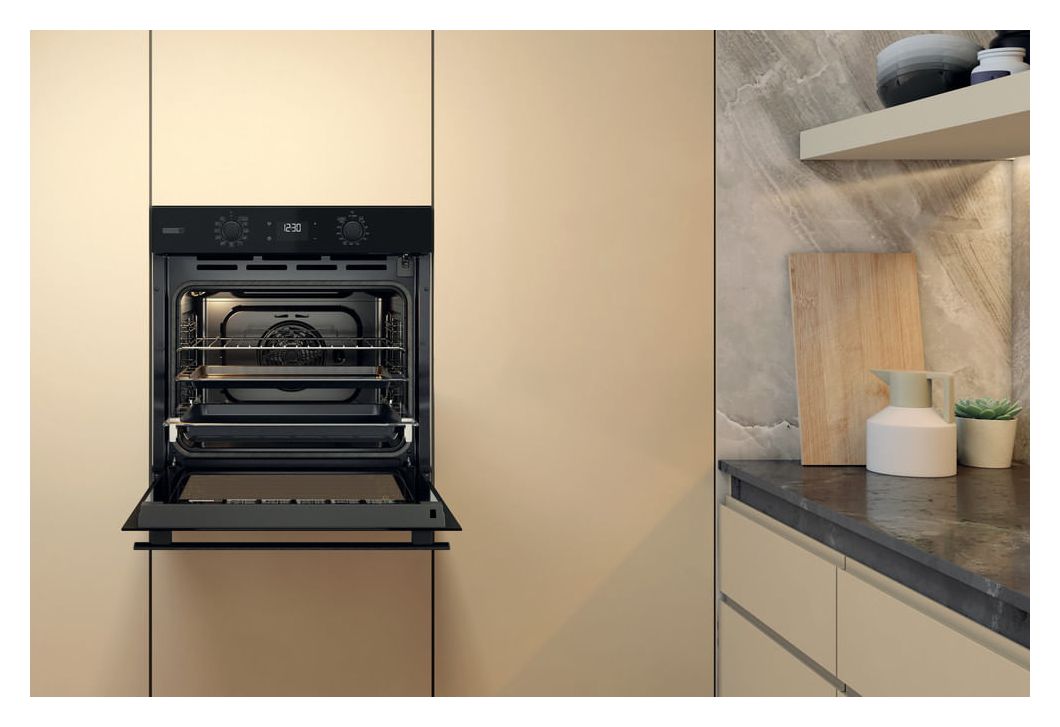 BBA2S85PU1K Einbaubackofen groß Dampfgaren AutoClean 