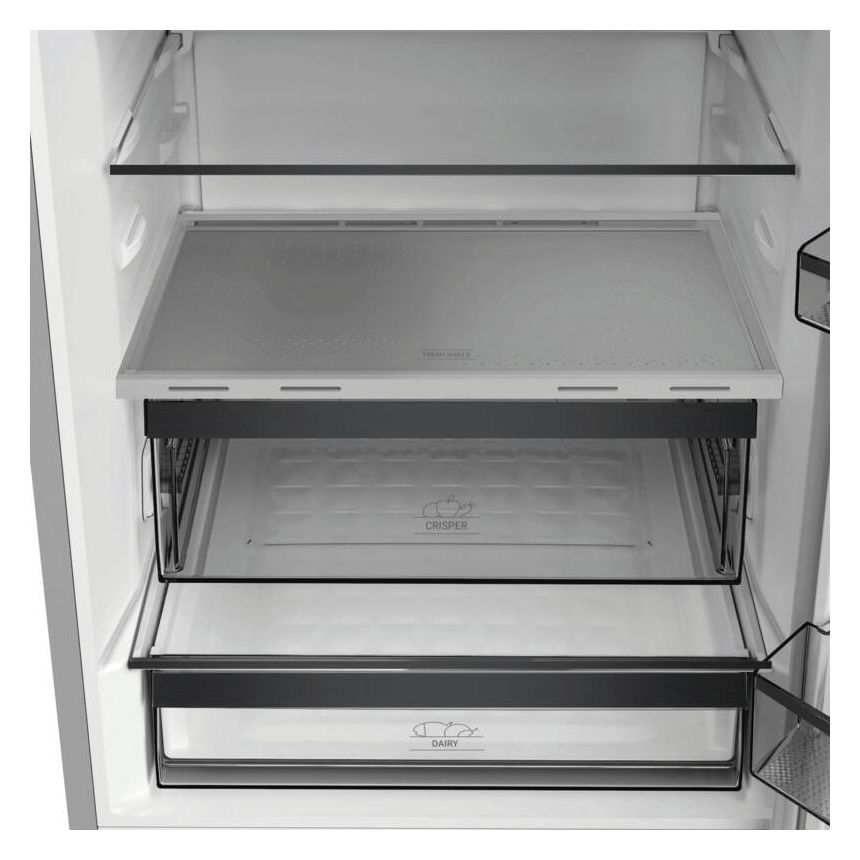 BHK26494X7E 340 l / 150 l Kühl-Gefrierkombi freistehend NoFrost 188 kWh Jahr  (Edelstahl) 