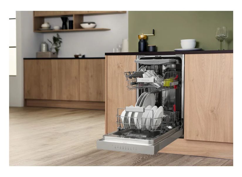 BSUO3O33PFX 45 cm Geschirrspüler unterbaufähig Leise 10 Maßgedecke 