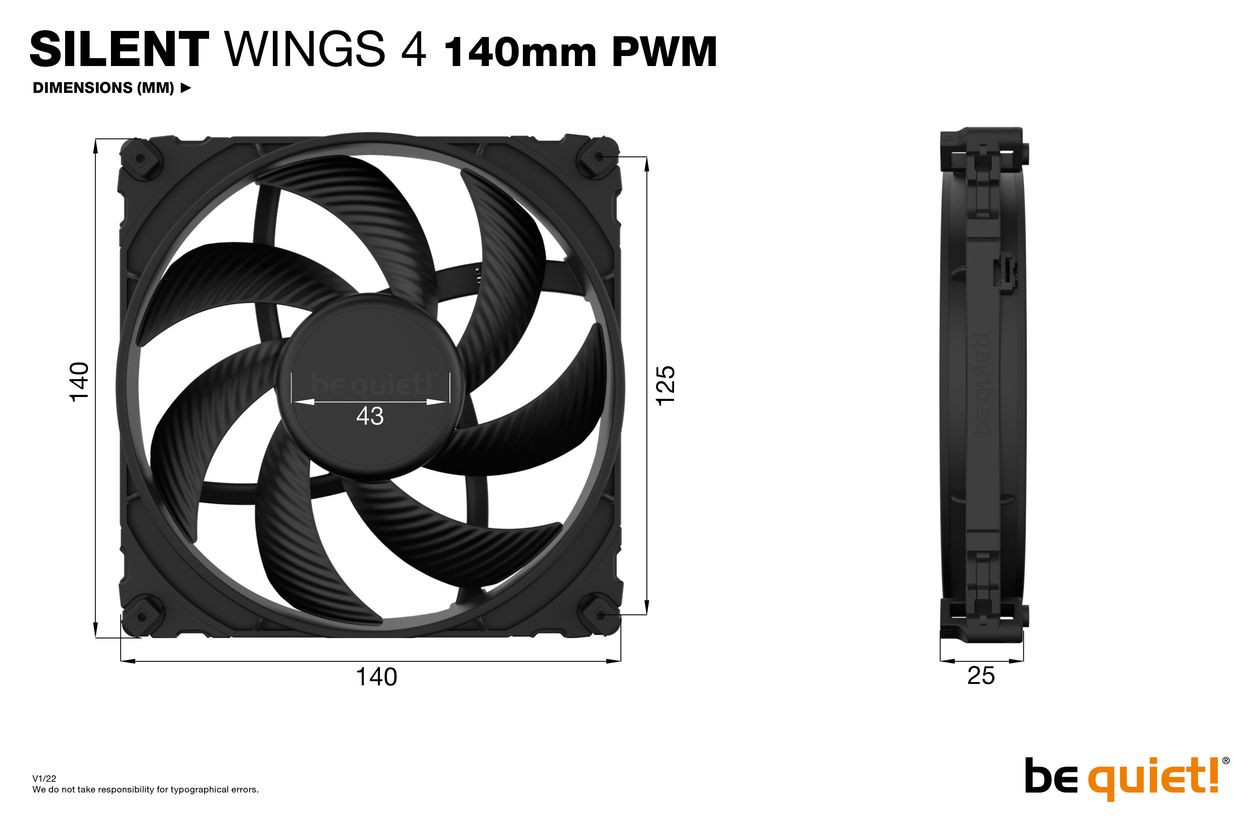 SILENT WINGS 4 | 140mm PWM 