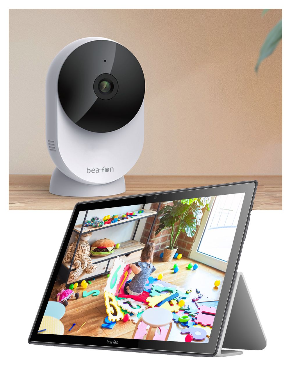 Flexy 2F 2304 x 1296 Pixel IP-Sicherheitskamera Innen Nachtsicht  (Schwarz, Weiß) 