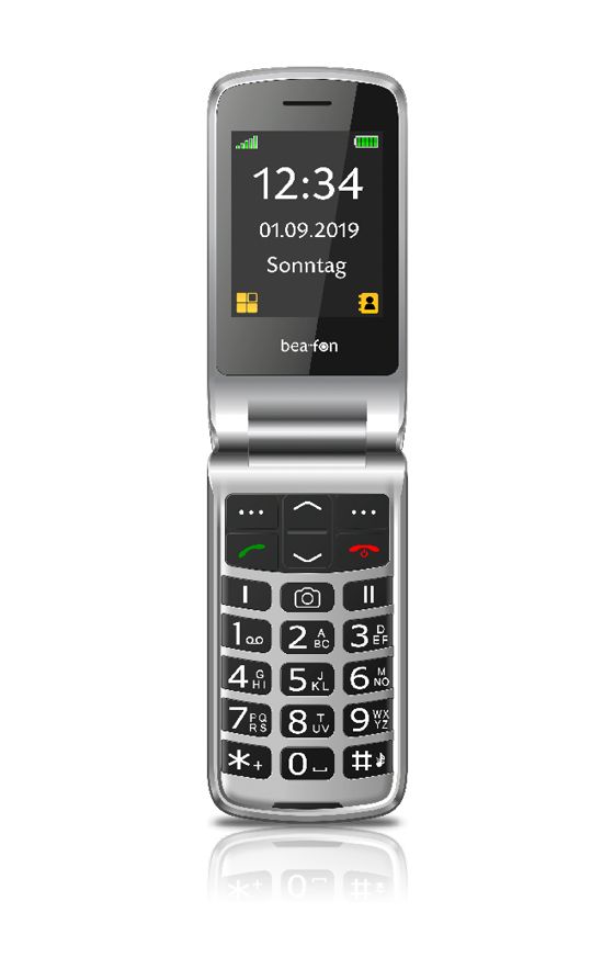 SL495 4G Smartphone 6,1 cm (2.4 Zoll 1,3 MP Single SIM  (Schwarz, Silber) 