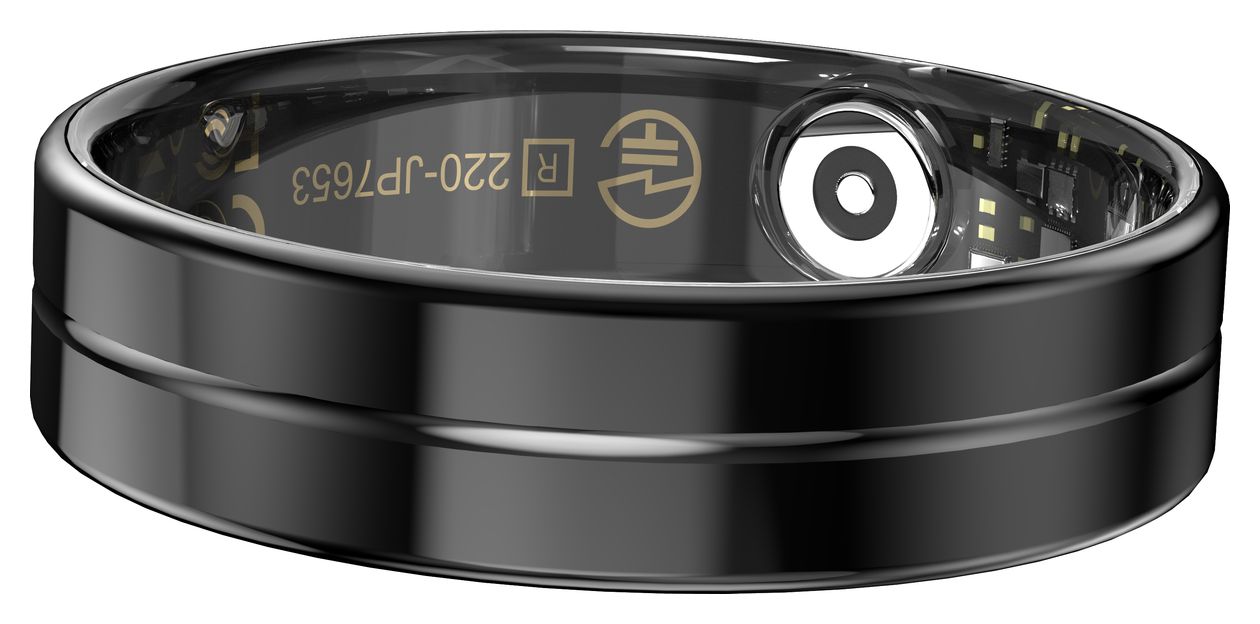 SR11 Smart Ring Größe 12  (Schwarz) 