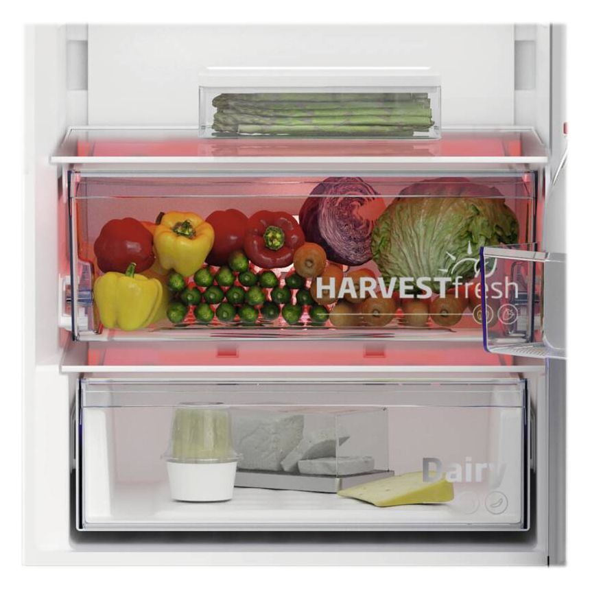 B7RCNA407HG 249 l / 106 l Kühl-Gefrierkombi freistehend NoFrost 135 kWh Jahr  (Edelstahl) 