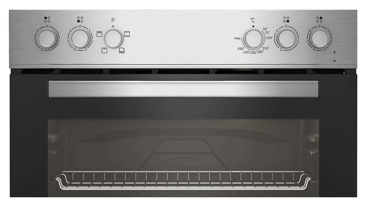 BBUC12020X Herdset 74 l AutoClean SteamShine mit 60 cm Glaskeramik Kochfeld 