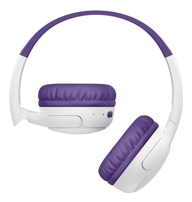 SoundForm Mini 2 On-Ear Bluetooth Kopfhörer kabelgebunden/kabellos  (Weiß, Violett) 
