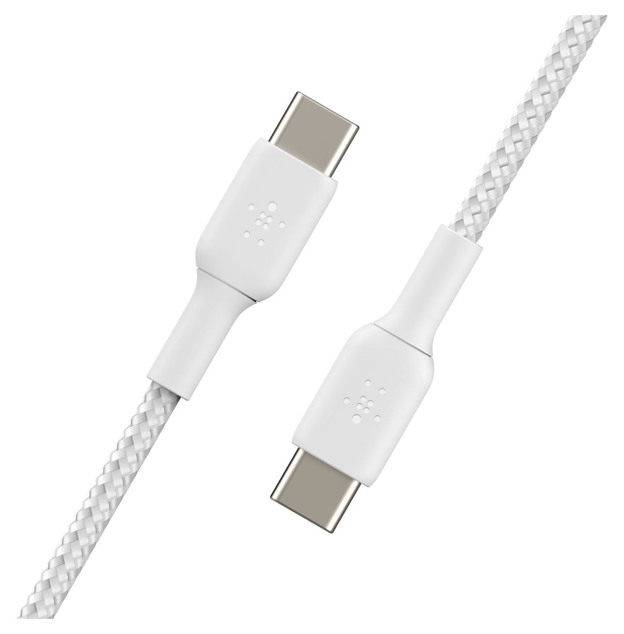 BoostCharge 0,48 Gbit/s Rundkabel USB C auf USB C Männlich bis 60 W 1 m  (Weiß) 