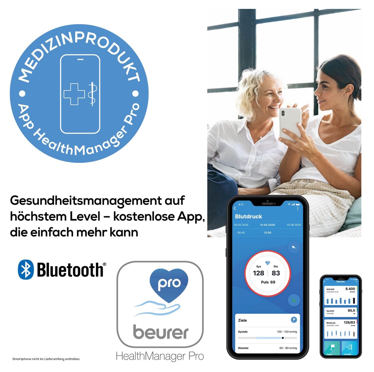 BC87 Handgelenk-Blutdruckmessgerät 