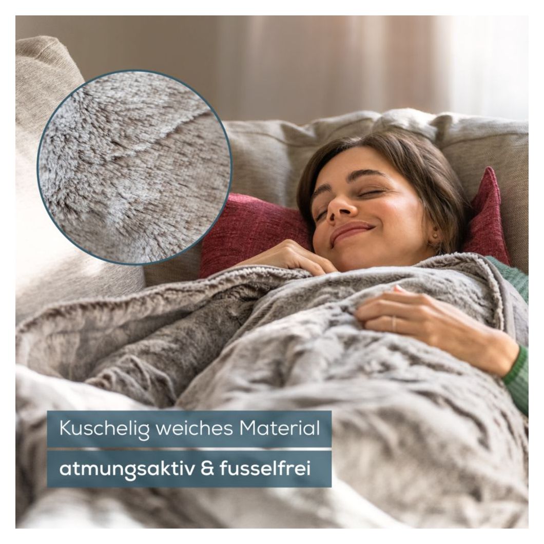 HD150 XXL Heizdecke 150 W  (Graubraun) 