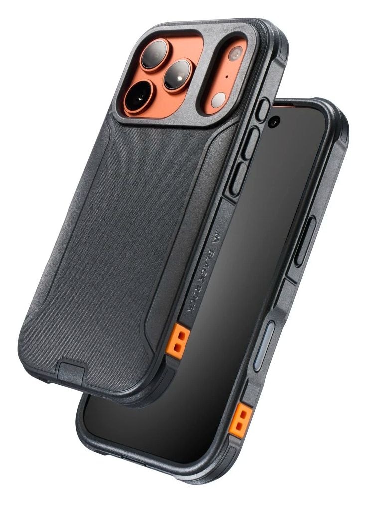 016047 Ultra Robust Cover für iPhone 17 Pro  (Schwarz) 