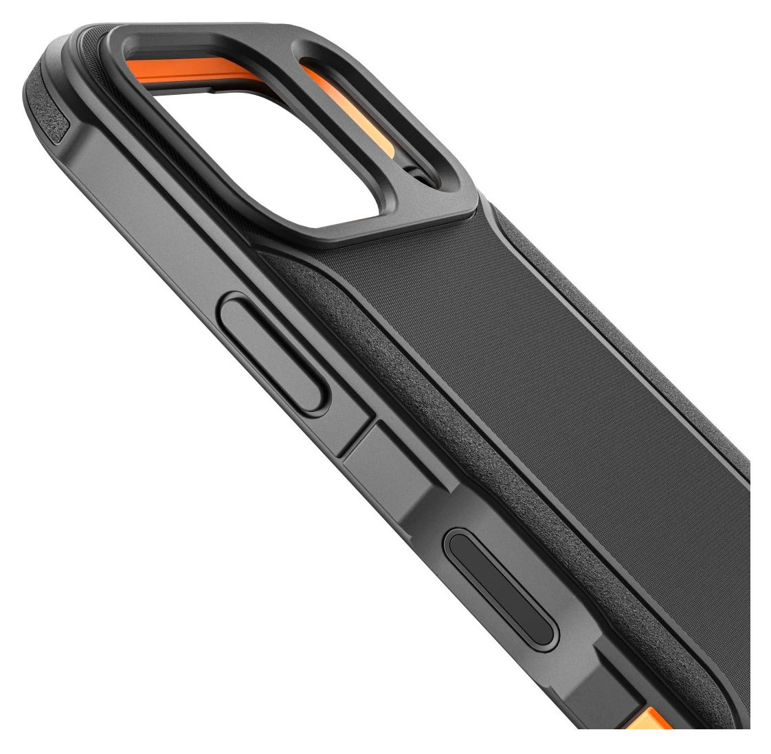 Ultra Robust Cover für Apple iPhone 17 Pro / 18 Pro  (Schwarz, Orange) 