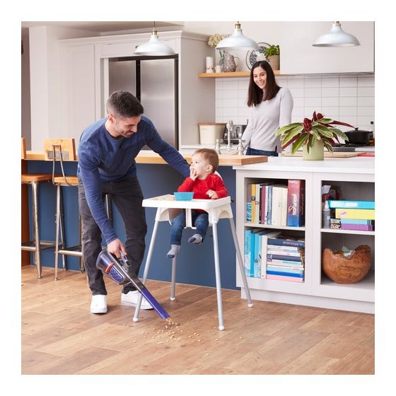 BHHV520BFP Dustbuster Handstaubsauger Beutellos bis 20 min Laufzeit 18 V  (Schwarz, Violett) 