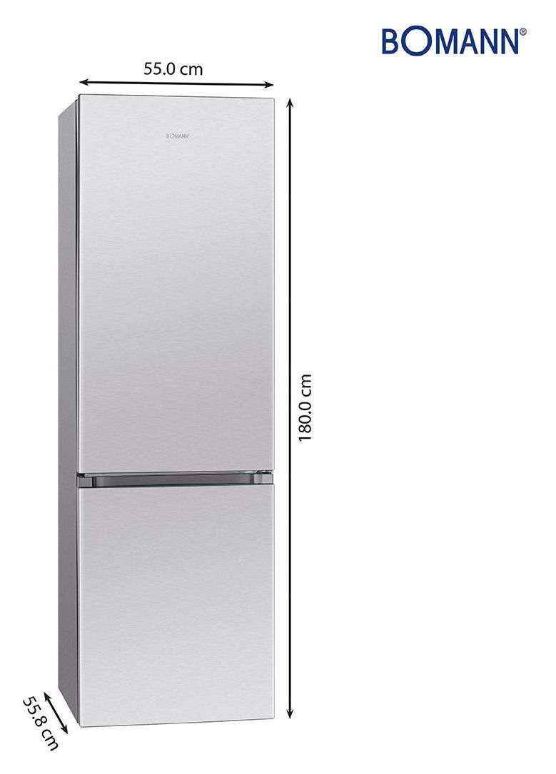 KG184.1 198 l / 71 l Kühl-Gefrierkombi freistehend 168 kWh Jahr  (Edelstahl) 
