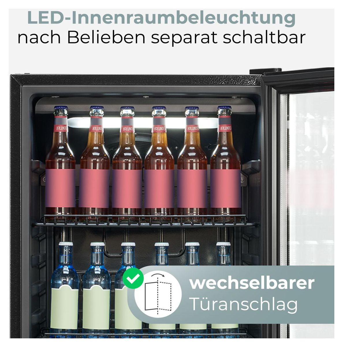 KSG7292 235 l Kühlschrank freistehend EEK: C 433 kWh Jahr  (Schwarz) 