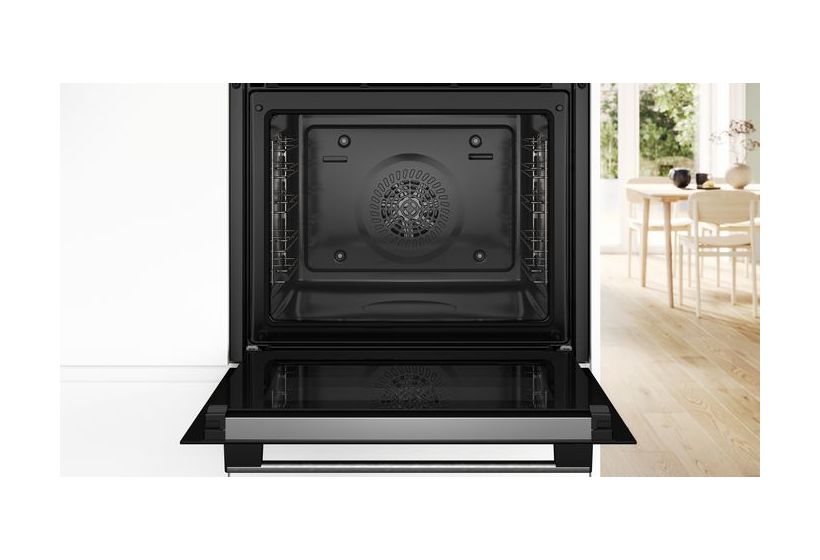 EXB63IP1 (HBG578BS3 + PIF64RBB5E + HEZ631070) Backofen-Set groß AutoClean mit autarkem 60 cm Induktions Kochfeld 