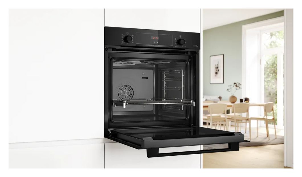 HBD436AB84 (HBA4340B3 + PVW895HC1E) Backofen-Set groß AutoClean Ecoclean mit autarkem 80 cm Induktions Kochfeld 