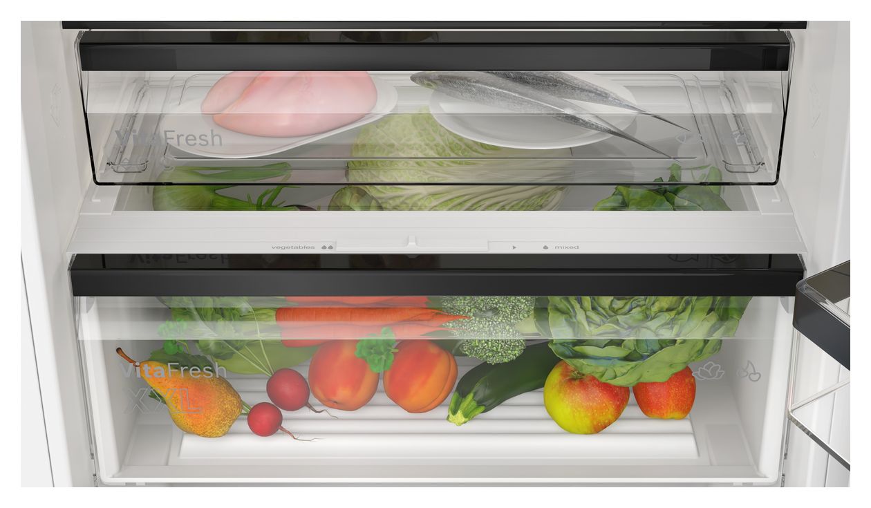 Serie 4 KBN96SFE0 285 l Kühlteil 98 l Gefrierteil 194 cm Einbau Kühl-/Gefrierkombination NoFrost 