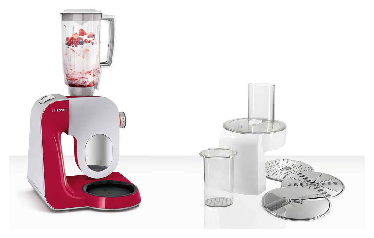 MUM58720 1000 W Küchenmaschine 3,9 l (Grau, Rot, Edelstahl) 