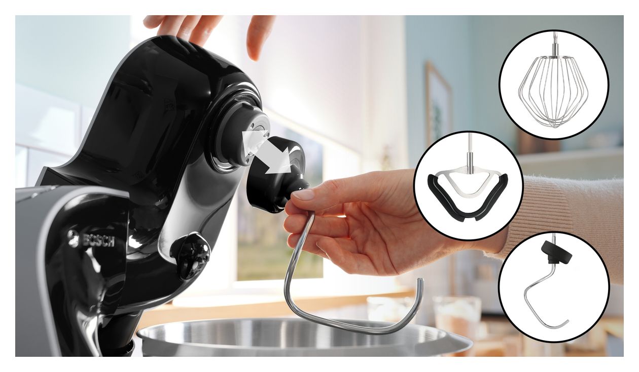 MUM5XC4E 1000 W Küchenmaschine 3,9 l mit Waage  (Schwarz) 