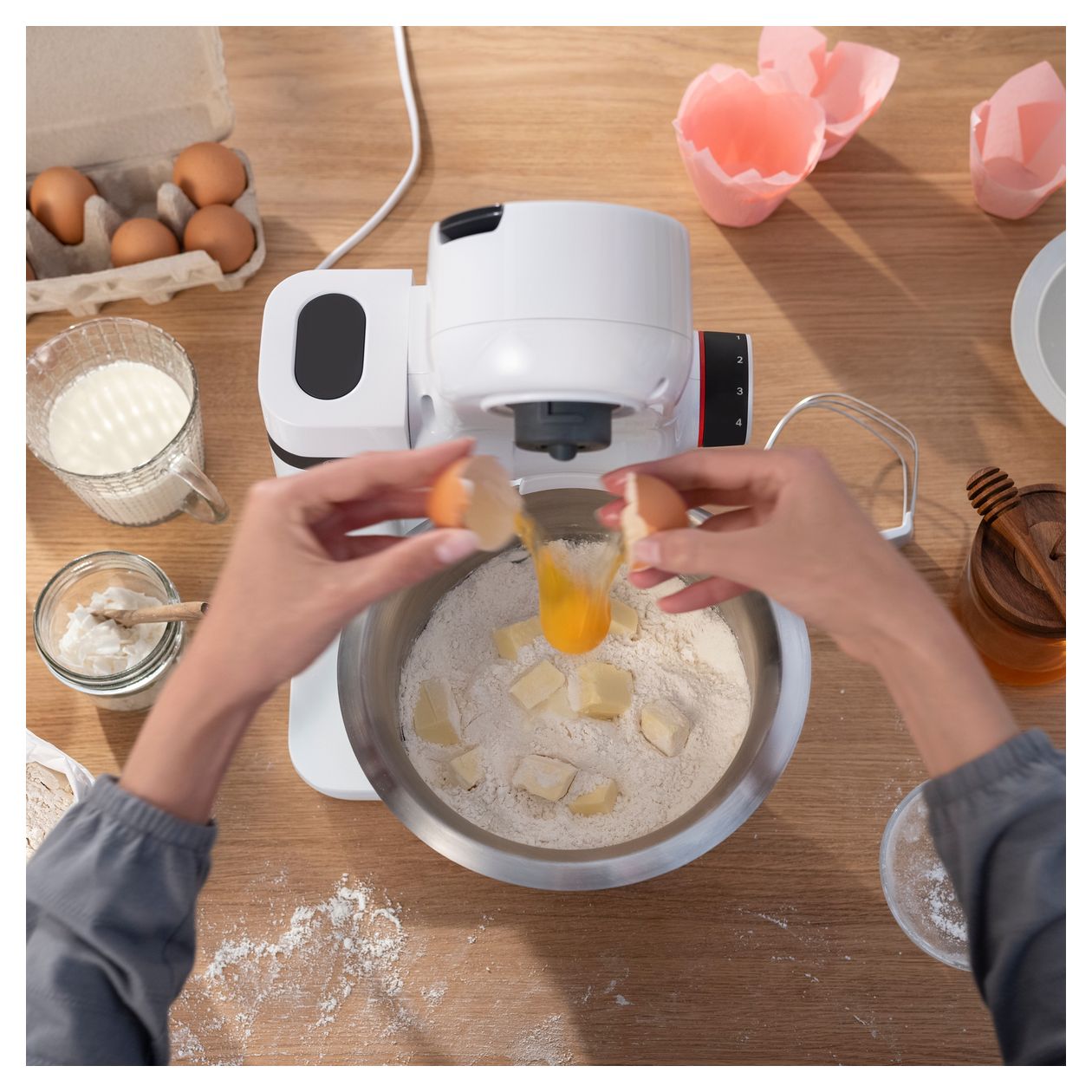 MUMS2EW00 700 W Küchenmaschine 3,8 l  (Weiß) 