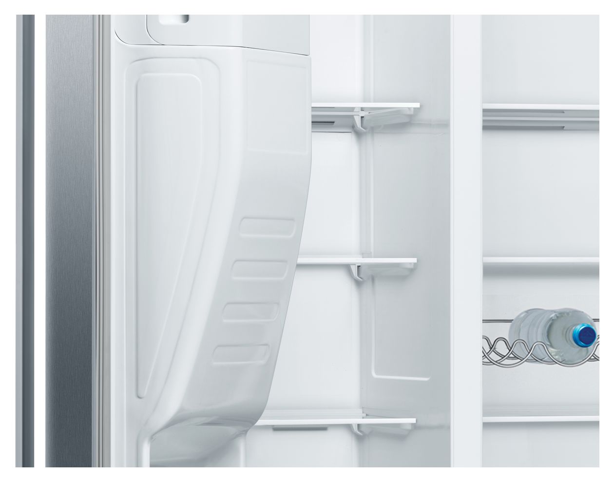 Seire 6 KAD93AIDP Side-by-Side Kühl-/ Gefrierkombination 371 l / 191 l 258 kWh NoFrost 1787 mm x 908 mm  (Edelstahl) 