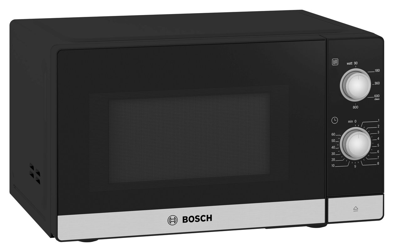 Serie 2 FFL020MS2 Freistehende Mikrowelle 800 W Größe: klein 5 Stufen  (Schwarz, Edelstahl) 