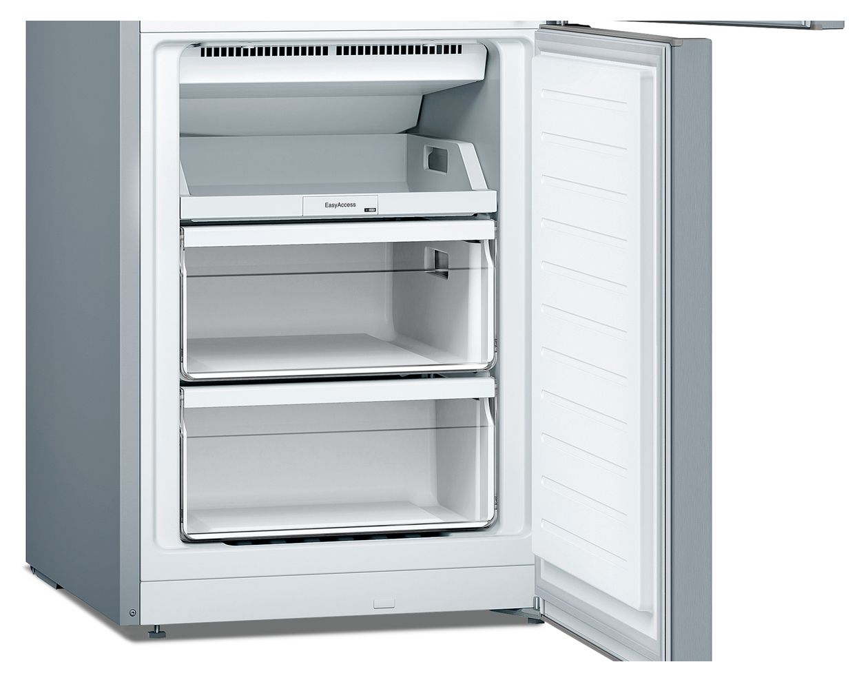 Serie 2 KGN33NLEB 193 l / 89 l Kühl-Gefrierkombi freistehend 237 kWh Jahr  (Edelstahl) 