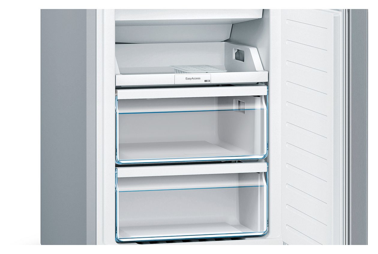 Serie 2 KGN36ELEA 216 l / 89 l Kühl-Gefrierkombi freistehend NoFrost 239 kWh Jahr  (Edelstahl) 