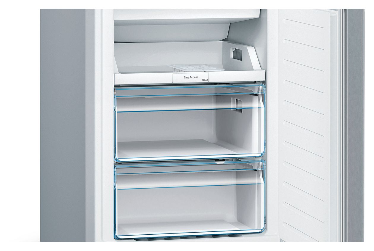 Serie 2 KGN36NLEA 216 l / 89 l Kühl-Gefrierkombi freistehend NoFrost 239 kWh Jahr  (Edelstahl) 