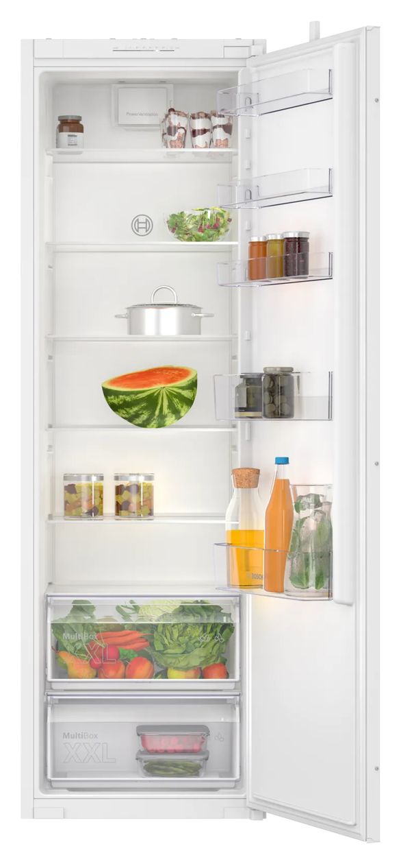 Serie 2 KIR81NSE0 Schlepptür 310 l 177,5 cm Einbaukühlschrank EEK: E 114 kWh Jahr 