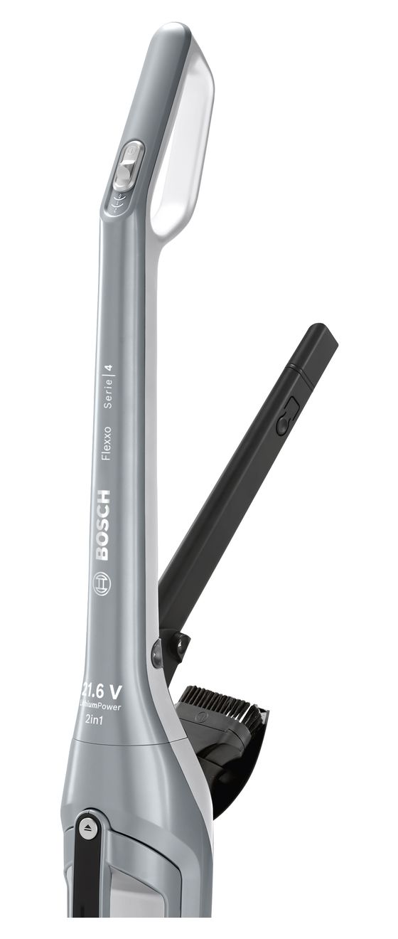 Serie 4 BCH3P210 Handstaubsauger Beutellos bis 50 min Laufzeit 21,6 V  (Schwarz, Grau) 