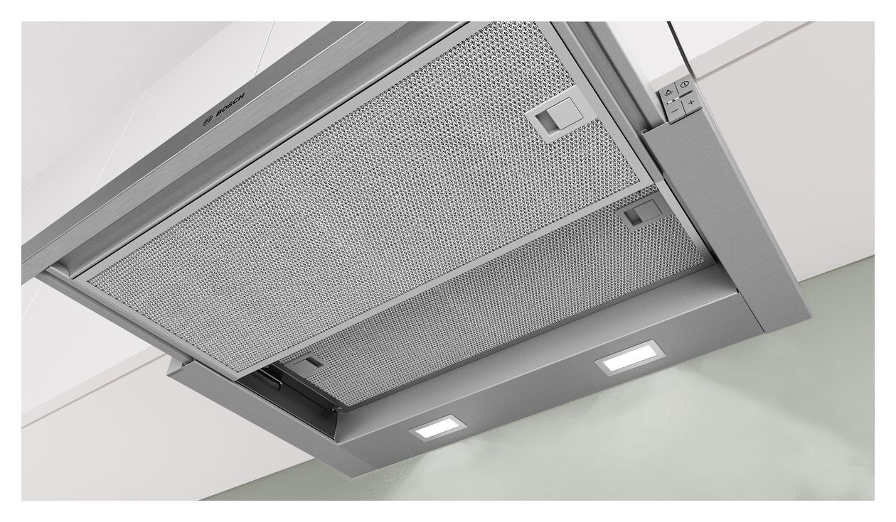 Serie 4 DFM064A52 Abluft/Umluft Dunstabzugshaube/Esse Decke 60 cm (Silber) 
