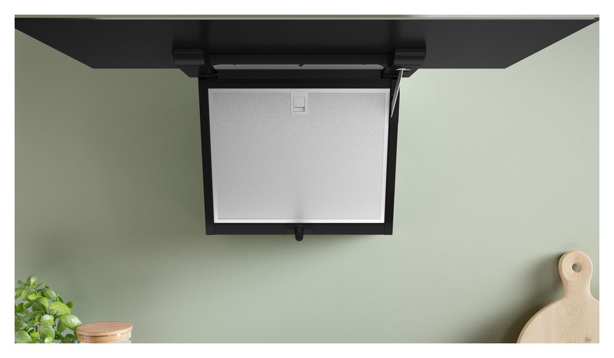 Serie 4 DWJ87FN60 Umluft Dunstabzugshaube/Esse Wand 80 cm (Schwarz, Edelstahl) 
