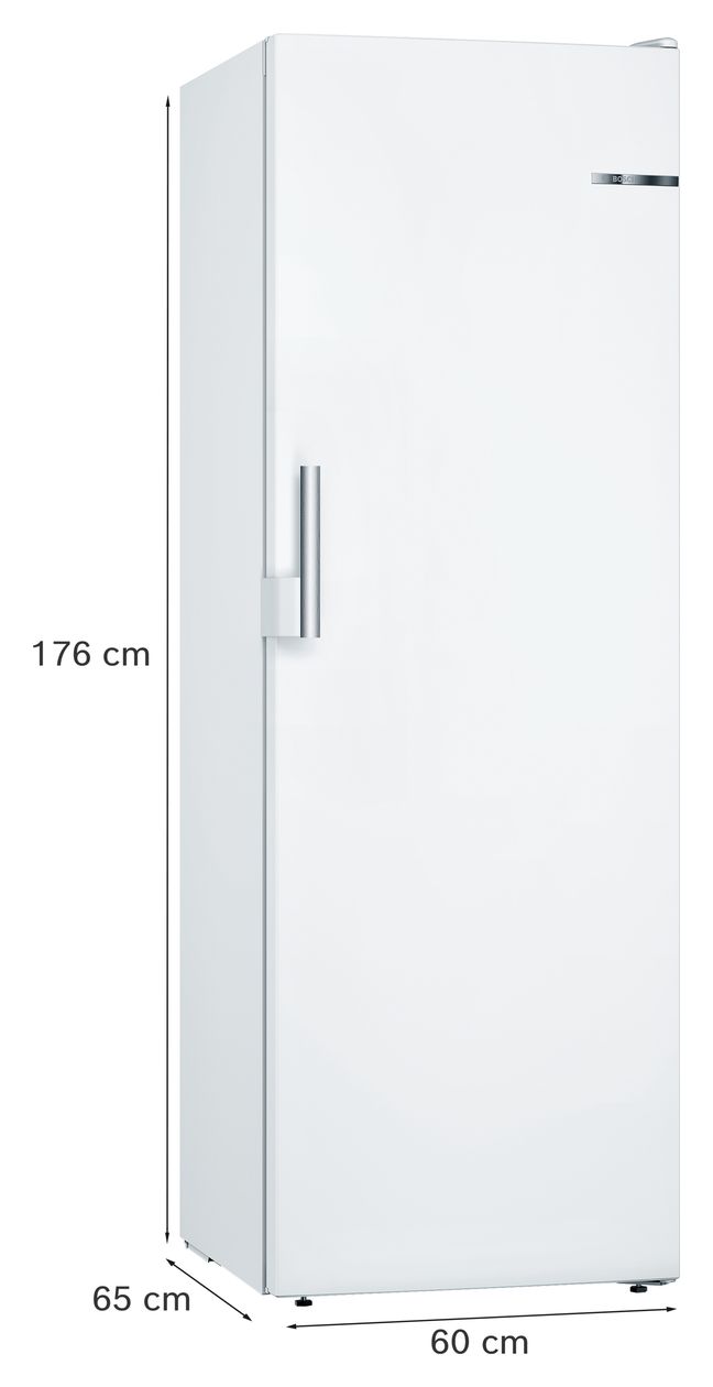 Serie 4 GSN33EWEV 225 l Gefrierschrank 229 kWh Jahr NoFrost  (Weiß) 