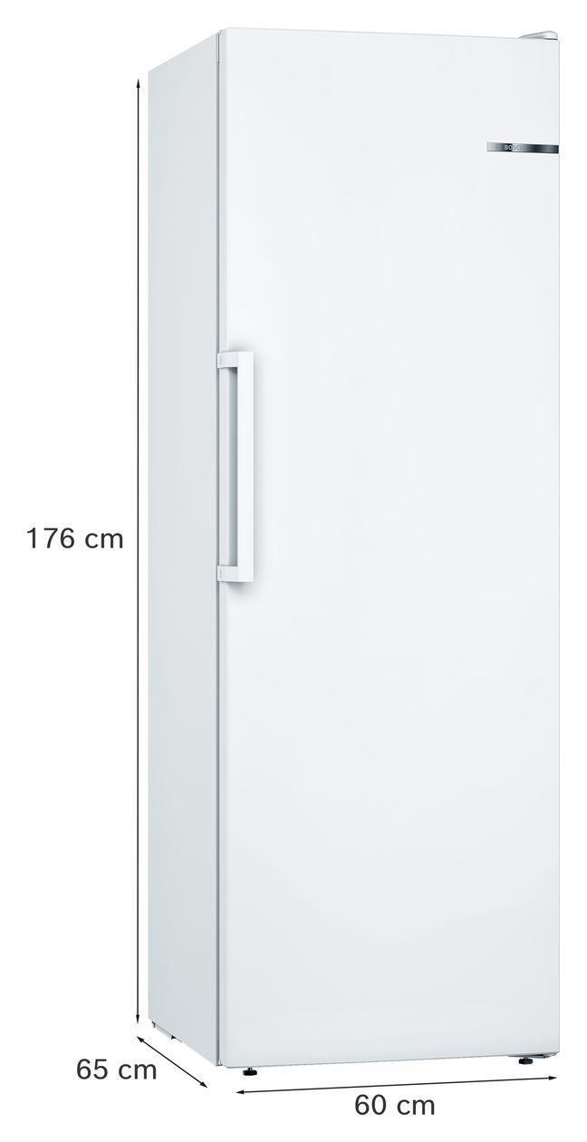 Serie 4 GSN33FWEV 225 l Gefrierschrank 229 kWh Jahr NoFrost  (Weiß) 