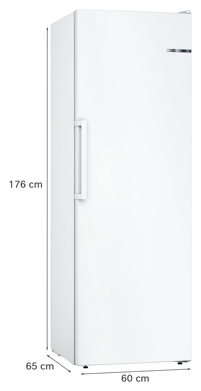Serie 4 GSN33VWEP 225 l Gefrierschrank 229 kWh Jahr NoFrost  (Weiß) 