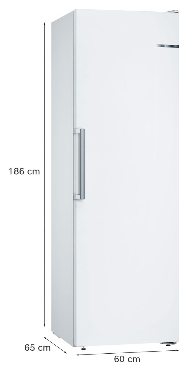 Serie 4 GSN36CWEV 242 l Gefrierschrank 234 kWh Jahr NoFrost  (Weiß) 