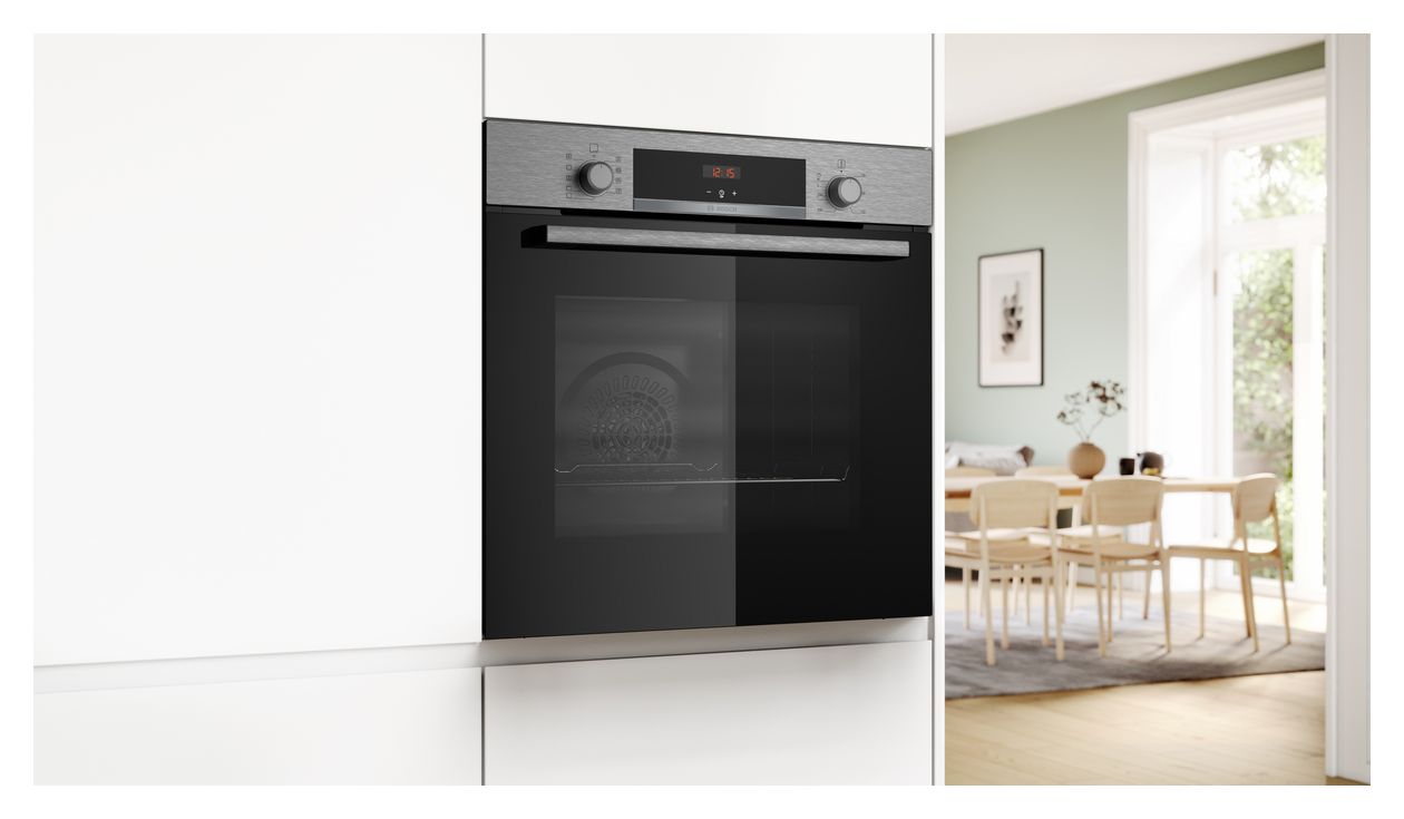 Serie 4 HBA514BS3 Einbaubackofen groß AutoClean 