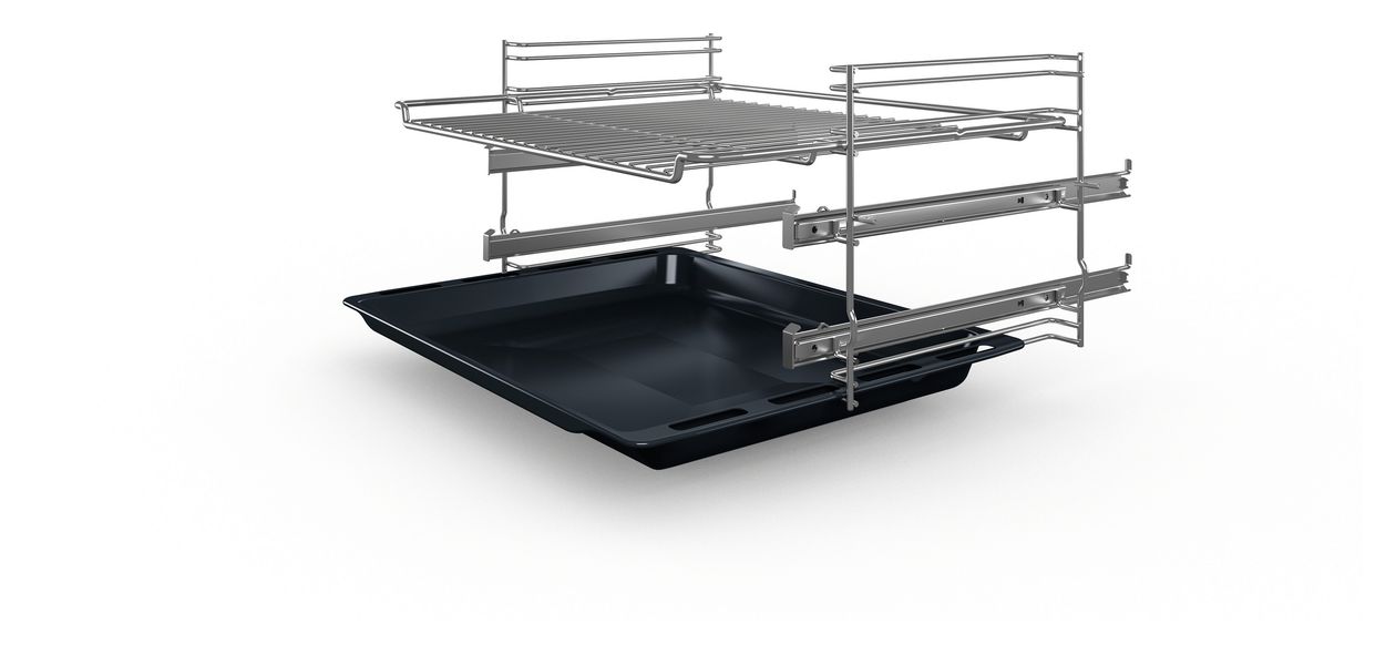 Serie 4 HKR39C250 Freistehender Herd Elektro normal Variabler Doppelgrill 7 Beheizungsarten mit Glaskeramik Kochfeld 