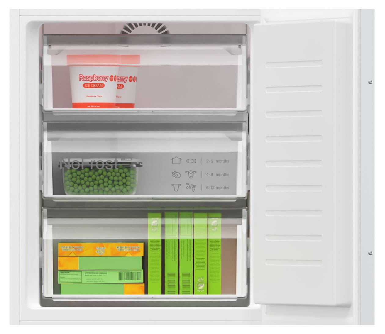 Serie 4 KIN86VSE0 Schlepptür 184 l / 76 l 177,5 cm Einbau Kühl-/Gefrierkombination 234 kWh NoFrost 
