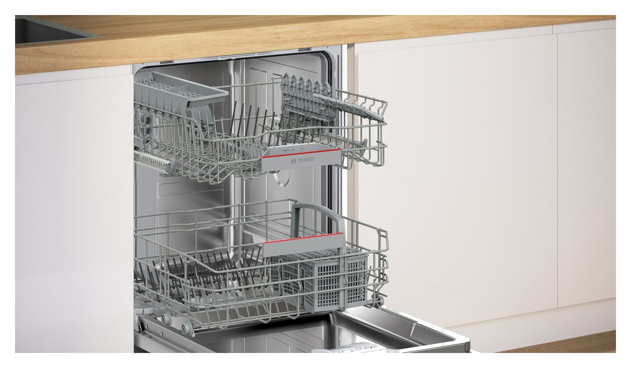 Serie 4 SBV4EAX28E 60 cm Geschirrspüler vollintegriert (ohne Front) Sehr leise 13 Maßgedecke aquaStop Funktion Heat exchanger/Drying assistant 