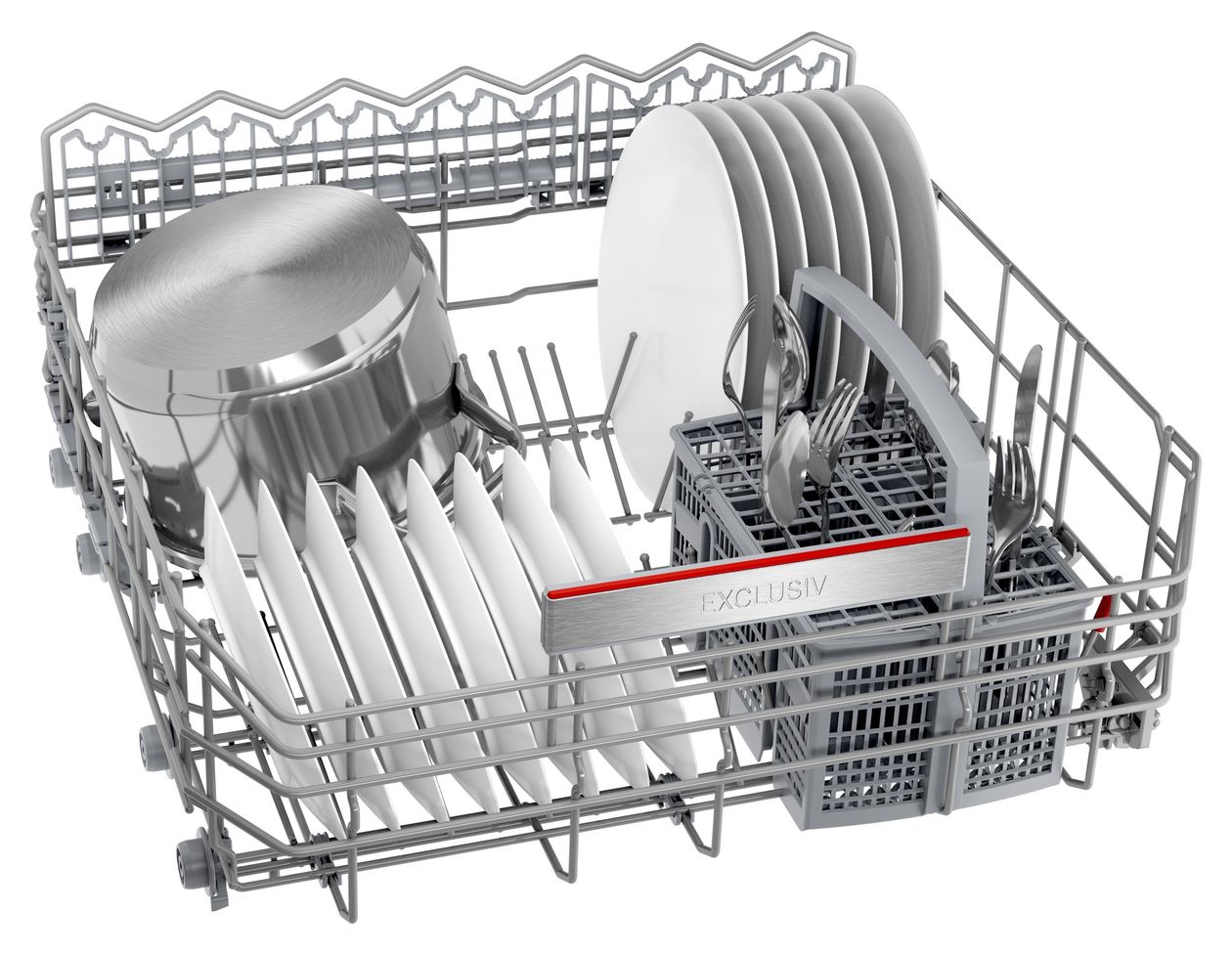 Serie 4 SMI4EBS04D 60 cm Geschirrspüler teilintegriert (ohne Front) Sehr leise 13 Maßgedecke aquaStop Funktion Wärmetauscher 