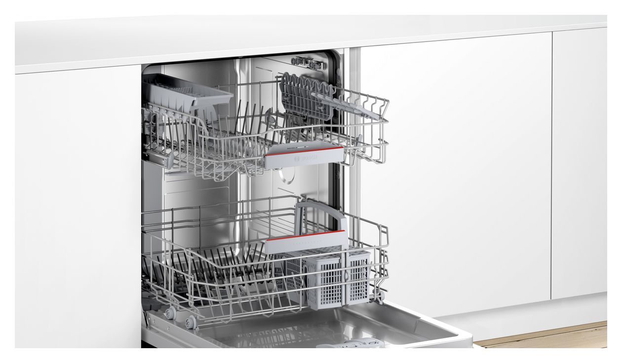 Serie 4 SMV4HBX02D 60 cm Geschirrspüler vollintegriert (ohne Front) Sehr leise 13 Maßgedecke aquaStop Funktion Wärmetauscher 