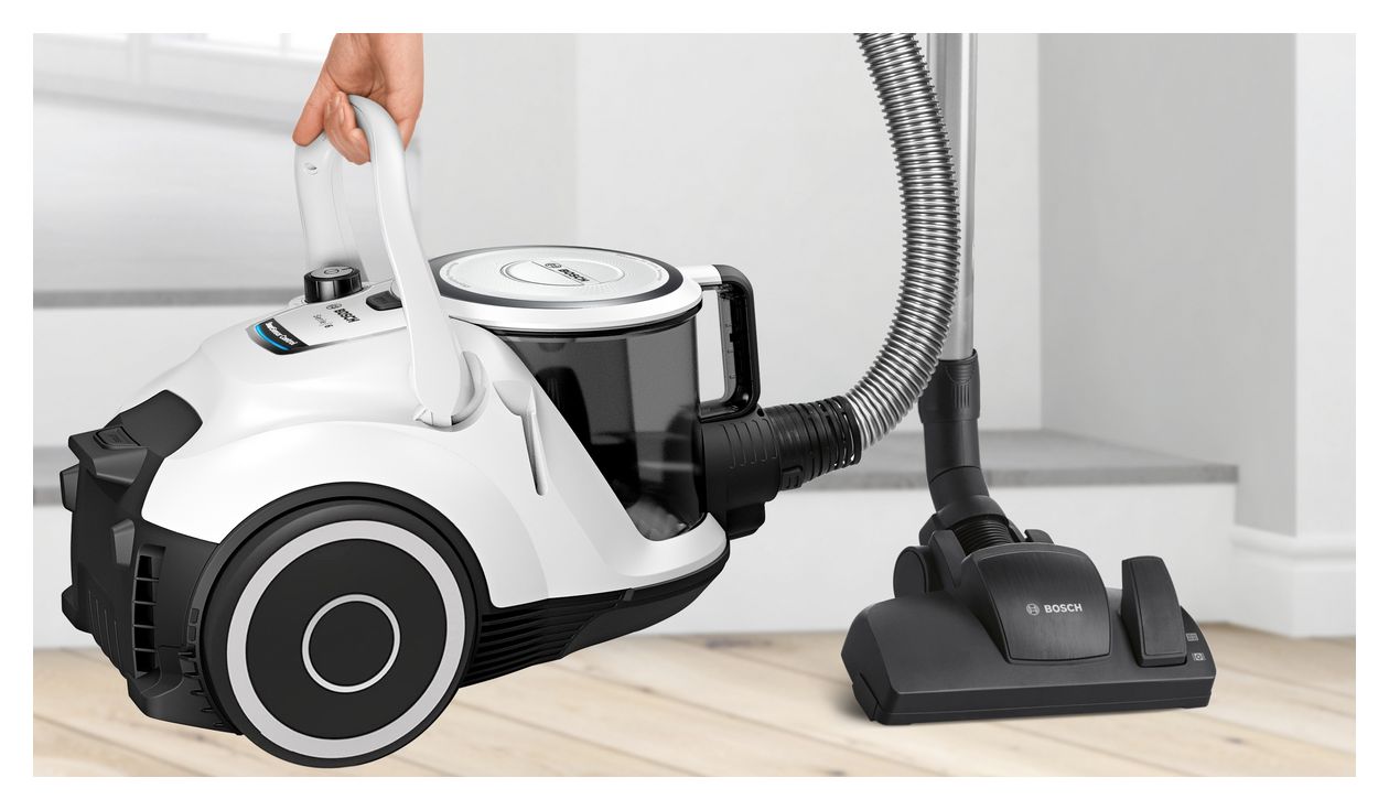 Serie 6 BGC41XALL Bodenstaubsauger Beutellos 700 W  (Weiß) 