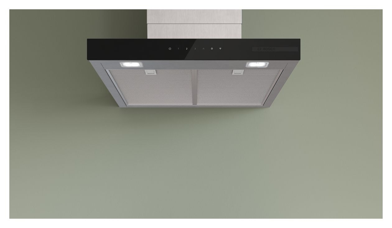 Serie 6 DWB67DN30 Abluft/Umluft Dunstabzugshaube/Esse Wand 60 cm (Edelstahl) 